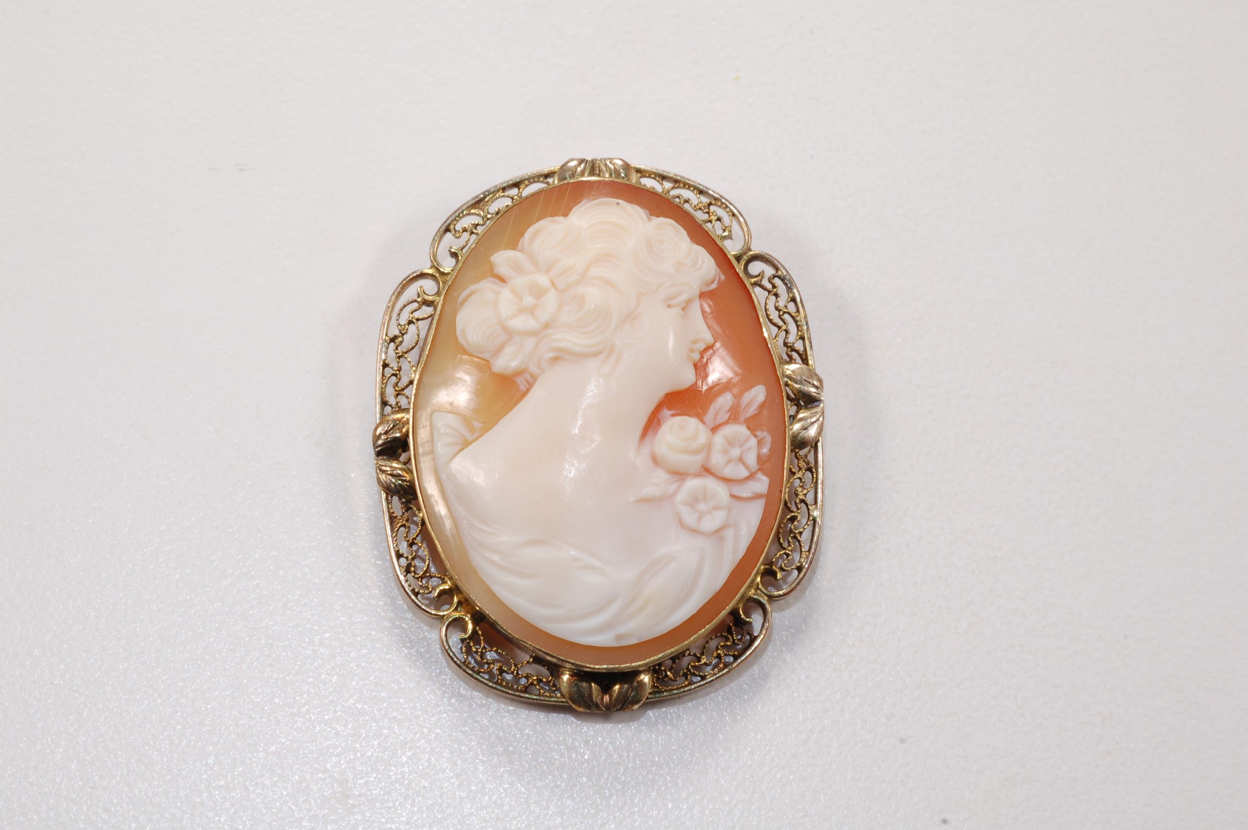 Peach Cameo Pendant – Kas-A-Designs